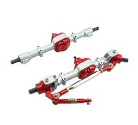 SM SunniMix RC Car Alloy Metal Front/Rear Bridge Axle for D90 D91 D96 D99S MN90 MN96 MN99 MN99S 1:12 RC crawler Car Truck Metal Upgrade Parts, Front Rear Silver