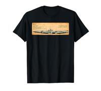 SM U-9 German WWI Submarine Cutaway Diagram Value Graphic T-Shirt