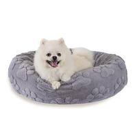 SM4BED 23 Inch Calming Dog Bed for Small Dogs Cats, Kitty Puppy Round Anti-Anxiety Warm Bed, Soft Cozy Anti-Slip Donut Washable Pet Bed, Fits up to 30 lbs Pets