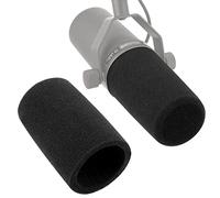 SM7B Pop Filter - Mic Windscreen Wind Cover Compatible with Shure SM7B Vocal Dynamic Microphone Black Noise Cancellation Windsock Cover by WIBOND