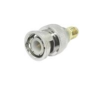 SMA BNC Coax Connector Brass Low Loss To Male Female RF Coaxial Adapter For Ham Handhold Radio Antenna Conversion(SMAK-BNCJ X1)