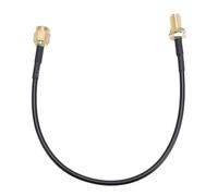 SMA Male Female Cable RG174 Antenna Extension Low Loss 15cm Gold Plated Brass for Connection