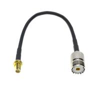 SMA Male Female Plug Jack Crimp Coaxial Connector | RG58 UHF PL259 SO239 RF Pigtail Jumper Antenna Extension Coax Cable(TYPE G,30CM)