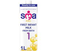 SMA PRO First Infant Baby Milk - From Birth | Ready to Use, Liquid Formula Milk 1 Litre (Pack of 6)