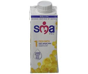SMA PRO First Infant Milk, From Birth, 200ml (Pack of 12)