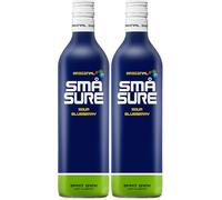 SMA SHOTS Sour Blueberry Colourful Vodka Shot, Sweet Fruit Burst & Sour Blueberry Kick, Perfect as a Party Shot or as a Cocktail with a Mixer 16.4%, 70cl (Pack of 2)