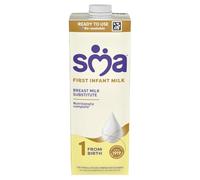 SMA Stage 1 First Infant Baby Milk Ready Made Liquid Formula (Ready to Drink) from birth 1 litre