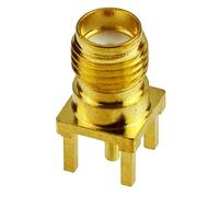 SMA Straight Female PCB Connector (Pack of 1)