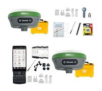 SMA26 Plus Rover&Base RTK GNSS Survey System with Handheld Collector, Dual GNSS Receiver, Tilt Compensation, WiFi/Bluetooth, IP67 Waterproof, Ideal for Land, Construction(exclude Tripod&Pole)