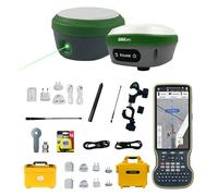 SMA28H Laser AR Rover RTK & SMA26 Pro Base GNSS Survey System Work as Base Station for Drones/UAVs Dual Cameras AR Visual Stakeout|Laser 30m|2cm Accuracy|120° IMU|15km UHF|4G/BT/NFC/PPK/NTRIP