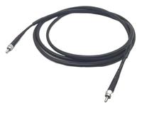 SMA905 Plastic Fiber Optic Jumper 1000um 1mm core 6.0mm Outer Jacket POF Patch Cord 1m 2m 3-m 4m 5m 1 Piece(Orange/Black)