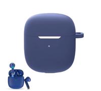 smaate Silicon Case Cover Compatible with Jxrev J51 Wireless Earbuds, Protective Skin with “S” Shaped Dual Carabiner, with Hole for Charging