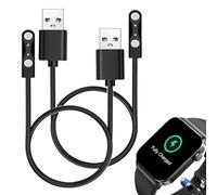 smaate Smart Watch Cables Compatible with STECEi Donerton uaue T50S 1.85” Smart Watch, 2-Pack
