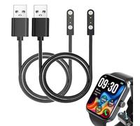 smaate smart watch Cables Compatible with TOZO S4 AcuFit One 1.78” smart watch, 2-Pack