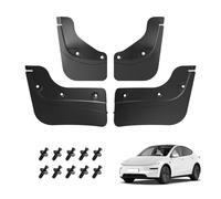 SMABEE 4pcs Car Mud Flaps Splash Guard Fender for Tesla Model Y Juniper 2025 Fender Mudguard Exterior Accessories TPE Black