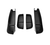 smabee 4pcs Doo Side Storage Box For Xpeng G6 2023 2024 2025 Side Door Storage Organizer Tray Front & Rear Door Waterproof For Xpeng G6 Accessories TPE Black