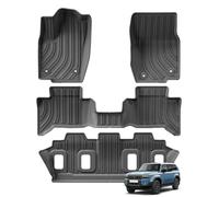 SMABEE Updated Floor Mats for 2024 2025 Toyota Land Cruiser Prado 250 J250 LC250 (Only for 5 Seat,US Version) Accessories TPE All Weather Floor Liners 1st 2nd Row Interior,Black