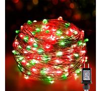 Smacen Led Fairy Lights 100FT Red and Green Christmas Decorations String Lights