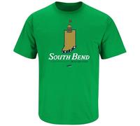 Smack Apparel South Bend - Unlike Any Other T-Shirt for Notre Dame College Fans (SM-5XL), Irish Green Short Sleeve, XL