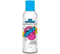 SMACK Lickable Warming Body Massage Oil 59ml, Blue Raspberry