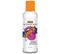 SMACK Lickable Warming Body Massage Oil 59ml, Peach