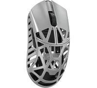 SMACKAPE WLMOUSE Beast X Mini Pro Ultra-Light 34g Magnesium Gaming Mouse, PAW3950 HS Sensor, 8K Polling Rate, 30000 DPI,OM & TTC Switches, Customizable Side Panels.(Silver(TTC Switch-Side Slits))