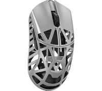 SMACKAPE WLMOUSE Beast X Pro Ultra-Light 39g Magnesium Gaming Mouse, PAW3950 HS Sensor, 8K Polling Rate, 30000 DPI,OM & TTC Switches, Customizable Side Panels.(Silver(OM Switch-Side Slits))