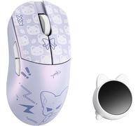 SMACKAPE WLMOUSE Huan 48g Ultra-Lightweight Magnesium Alloy Gaming Mouse,8K Voice & Display Receiver, Dual 8K Wireless/Wired, PAW3950HS Sensor, RGB Wheel Lighting, Nordic 54H20 (Nekko(OM Switch))