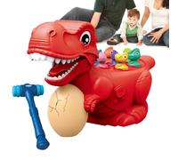 Smacking Game, Smashing Toy,Dinosaur Interactive Pounding Toy with Sound and Light - Early Development Toy with Small Dinosaur Fine Motor Skills Game for Boys and Girls