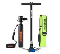 SMACO Mini Scuba Tank 0.5L Handheld Diving Tank Reusable Lung Air Tank Diving Cylinder for Underwater Exploration Emergency Rescue Boat Cleaning Backup Air Source Pony Bottle S300