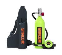 SMACO Scuba Tank Diving Gear for Diver Mini Scuba Tank Oxygen Cylinder with 15-20 Minutes Capability Diving Oxygen Underwater Breathing Device 1L Diving & Snorkeling Equipment