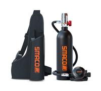 SMACO Scuba Tank Diving Gear for Diver Mini Scuba Tank Oxygen Cylinder with 15-20 Minutes Capability Diving Oxygen Underwater Breathing Device 1L Diving & Snorkeling Equipment