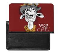 SMACQ Passport Holder Cartoon Giraffe Passport Cover Case Waterproof Travel Wallet for Women Men