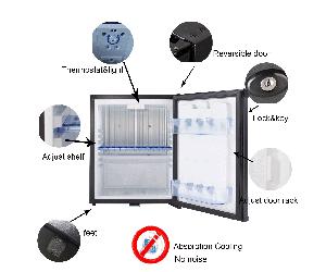 Smad 12V Fridge 30/40/50L RV Camper AC/DC 240V Car Refrigerator Caravan Hotel