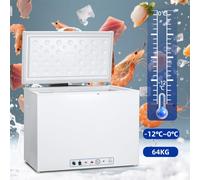 Smad 200L Gas Chest Freezer, 2 Way Camping Fridge, 240V/Propane Gas fo
