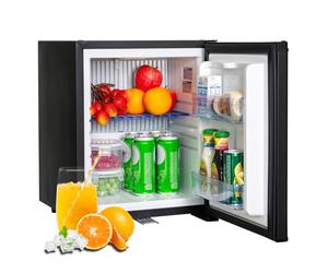 Smad 240V 12V Lockable Campervan Fridge, Quiet 2 Way Camping Fridge for Van, Truck, Caravan, Leisure RV, Motorhome, Lorry, 30L