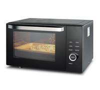 Smad 34L Combination Microwave Oven, Grill 2400W, Convection 2400W, 1000W Combo Microwave Oven with Home Fry, ECO Function, Steam Clean Function, Deodorization, 10 Auto Menus
