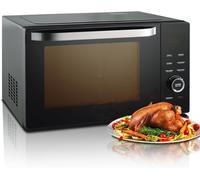Smad 34L Microwave Oven 1000W Convection Grill Touch control Easy Clean Black