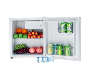 Smad 48L Table Top Mini Fridge,0-10°C Temperature Control with 6 Adjustable Settings,39dB Quiet Operation,Reversible Door,100°C Heat-Resistant & Heavy-Duty Top Cover