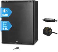 SMAD 53L 12V Mini Drinks Fridge Cooler Truck Camper Caravan Motorhome Lock Quiet