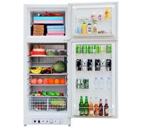 Smad Gas Fridge Freezer 380L, 2 Way Camping Fridge-Gas/240V, 0dB, White