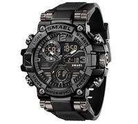 SMAEL Watches Men Military Outdoor Digital Square Watch Waterproof Tactical Army Wrist Sport Watches Men Black 8110