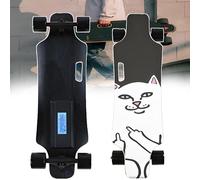 smafoseedding 350w Electric Cruiser Skate Boards,25km/16mph Top Speed, 15% Hill Climb & 15km/9.4 Mi Range | Shock-Absorbing 7-Ply Maple Deck +7.4cm Wheels | for Beginners & Teens & Adults TypeB