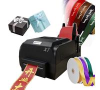 smafoseedding Digital Satin Ribbon Printing Machine,DIY Ribbon Printer,With Ribbon Holder,Printing Resolution: 200 DPI,For Weddings/Parties/Birthdays/Various Festivals/Home Decoration,Singlerow