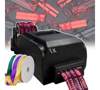 smafoseedding Digital Satin Ribbon Printing Machine,Satin Ribbon Printing Machine,Supports 50+ Languages,With Ribbon Holder,Print Speed: 150mm/s,Print Simple Plain Text/Patterns/Logos fourrow