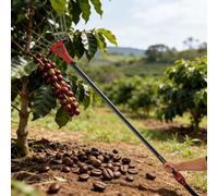 smafoseedding Electric Fruit Harvester With 5.7-9.8ft Telescopic Pole,Backpack Electric Olive/Coffee Beans Picker Tool,Cordless Fruit Tree Shaker With 2 Modes,For Olives,Nuts & Berry Harvesting 600W