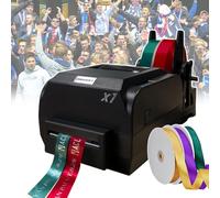 smafoseedding Satin Ribbon Printing Machine,Digital Satin Ribbon Printing Machine,With Ribbon Holder,For Weddings/Birthdays/Various Festivals/Corporate Image Promotion/Home Decoration,doublerow