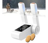 smafoseedding Smart Home Shoe Dryer,Electric Shoe Dryer,Boot Dryer,Equipped With Two Shoe Cleaning Towels,With LED Display,Suitable For Travel,Work,Home,Party,Simple To Use,Easy To Clean