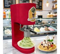 smafoseedding Spaghetti Ice Cream Maker,Commercial Ice Cream Noodle Press,Ice-Cream Noodle Extruder - 80w,420ml Stainless Steel Hopper, 4 Noodle Shape Molds (Thin/Thick/Wide/Star), Easy Use TypeB