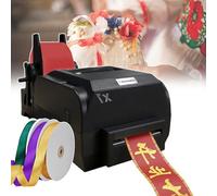 smafoseedding Wedding Ribbon Customization Tool,Digital Ribbon Printer,With Three Rolls Of 90m Ribbon,Printing Resolution: 200 DPI,Print Simple Plain Text, Patterns, Logos,Simple To Use,Singlerow